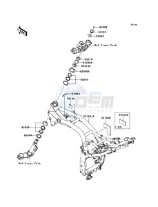 Z750 ZR750L7F GB XX (EU ME A(FRICA) drawing Frame