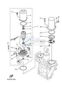 F200AETX drawing TILT-SYSTEM-2