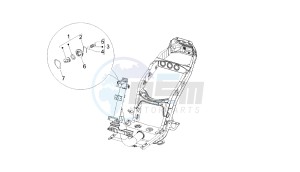 BOULEVARD - 100 CC 4T drawing LOCKS