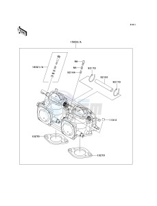 JS 800 A [800 SX-R] (A1-A3) [800 SX-R] drawing CARBURETOR