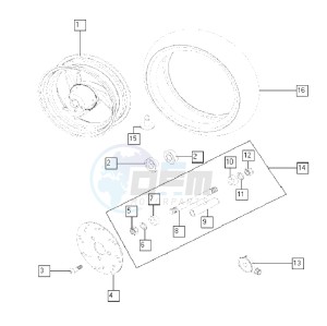 CLASSIC_XL 50 drawing Front wheel