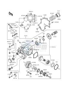 VN 1500 E [VULCAN 1500 CLASSIC] (E1) [VULCAN 1500 CLASSIC] drawing FRONT BEVEL GEAR