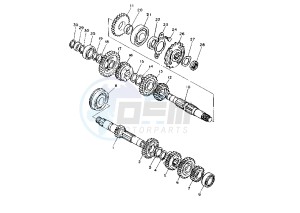 XTZ TENERE 660 drawing TRANSMISSION