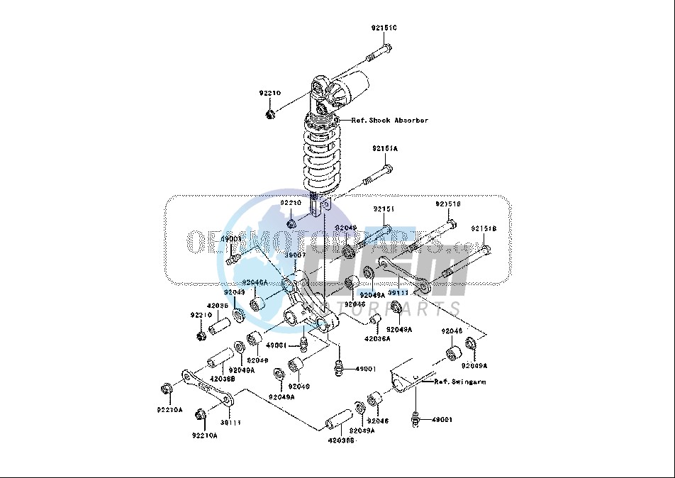 REAR CUSHION LEVER