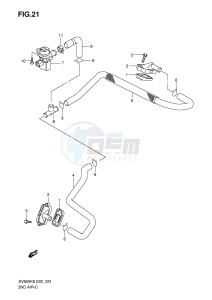 SV650 (E2) drawing 2ND AIR