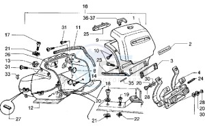 Hexagon 250 GT drawing Glove compartment