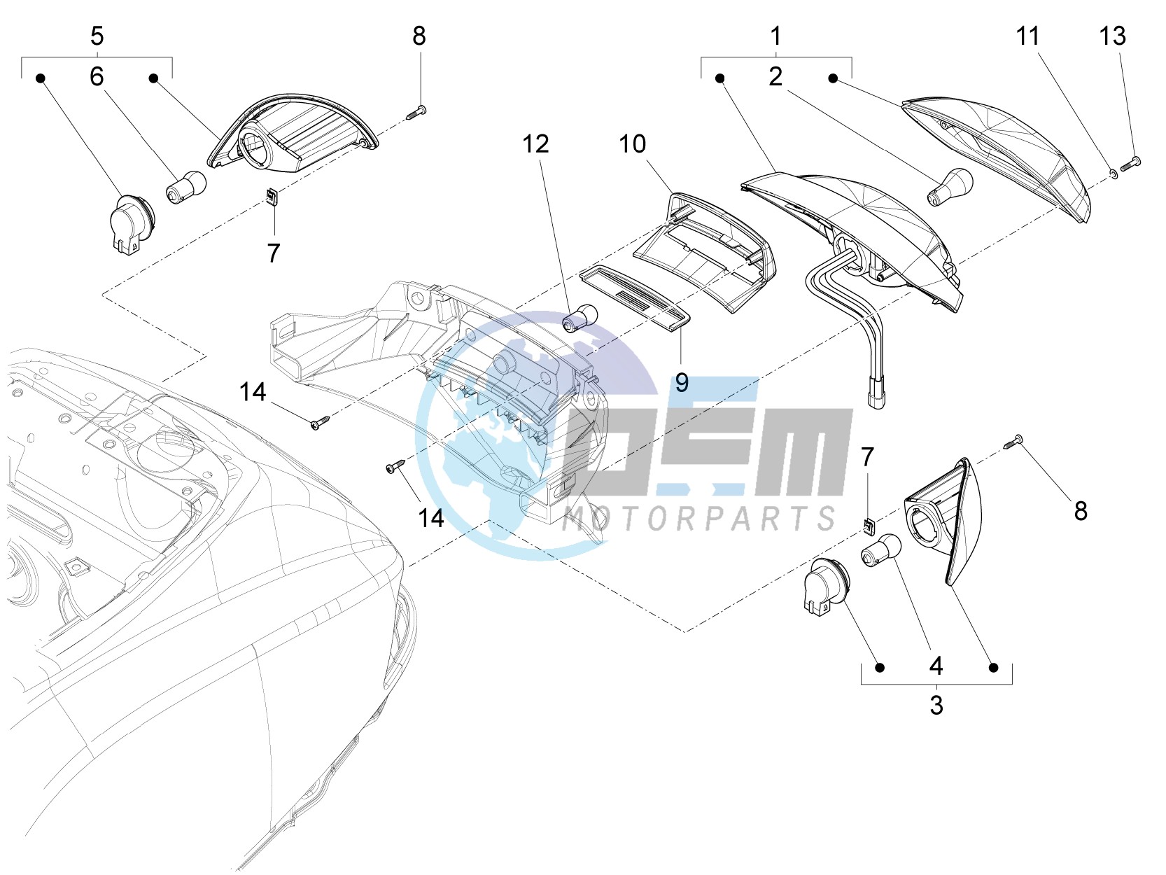 Tail light - Turn signal lamps