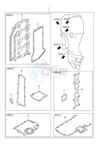 DF 140 drawing Gasket Set