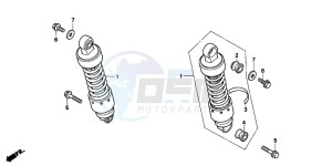 CMX250C REBEL drawing REAR CUSHION