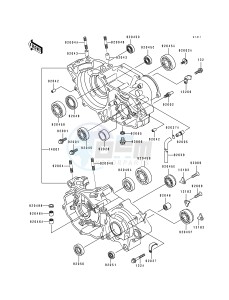 KX 250 J [KX250] (J2) [KX250] drawing CRANKCASE