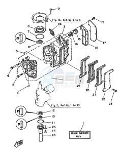 6C drawing CYLINDER--CRANKCASE