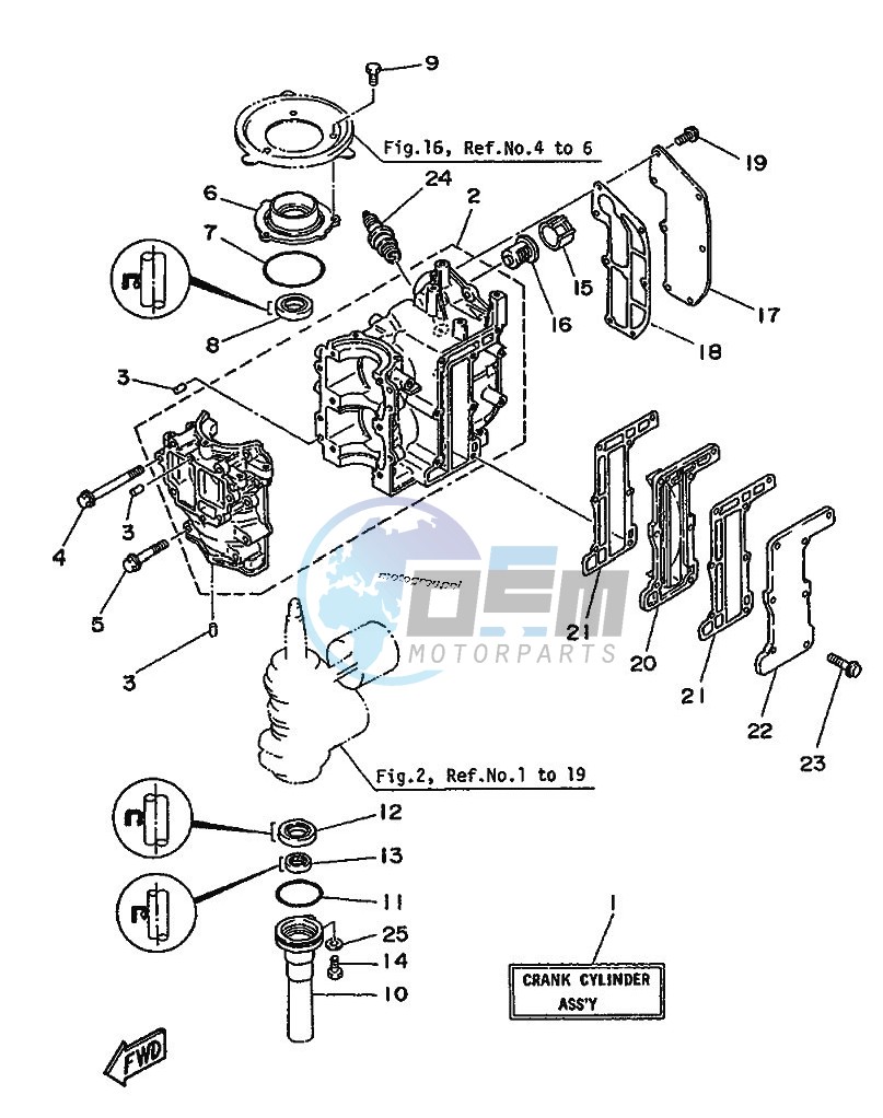 CYLINDER--CRANKCASE