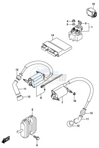 GSX-250RA drawing ELECTRICAL