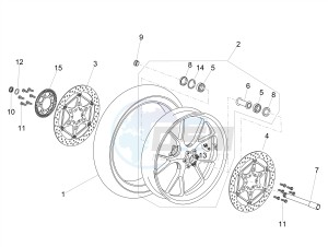 DORSODURO 900 E4 ABS (APAC) drawing Front wheel