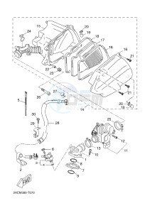 YN50 YN50FU OVETTO 4T (2ACP 2ACP) drawing INTAKE