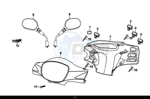 SYMPHONY CARGO 50 (AY05W7-EU) (L7-M0) drawing HANDLE PIPE HANDLE COVER