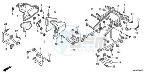 GL18009 UK - (E / AB MKH NAV) drawing ENGINE GUARD