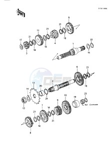 KLT 250 P [POLICE] (P1) [POLICE] drawing TRANSMISSION