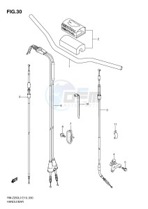 RM-Z250 (E19) drawing HANDLEBAR