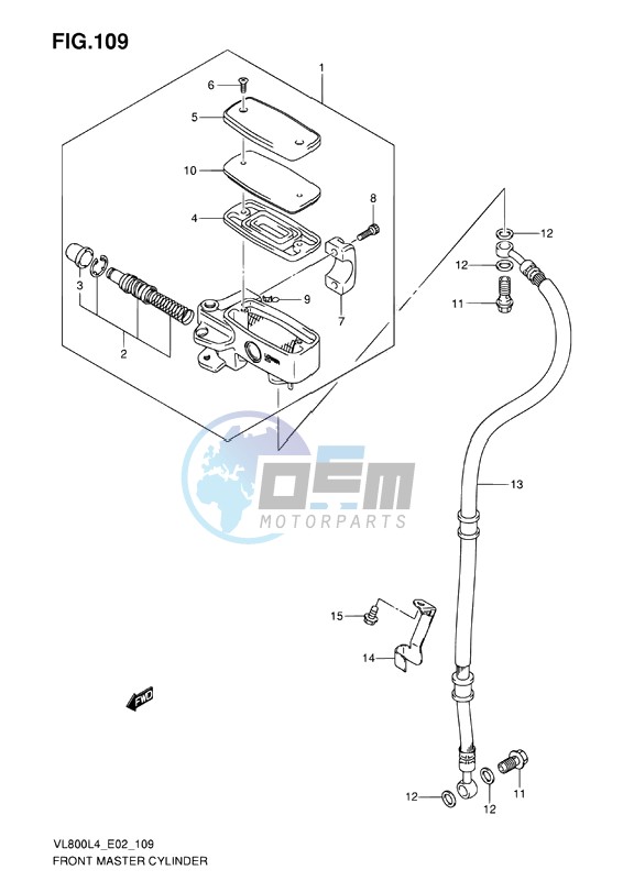 FRONT MASTER CYLINDER