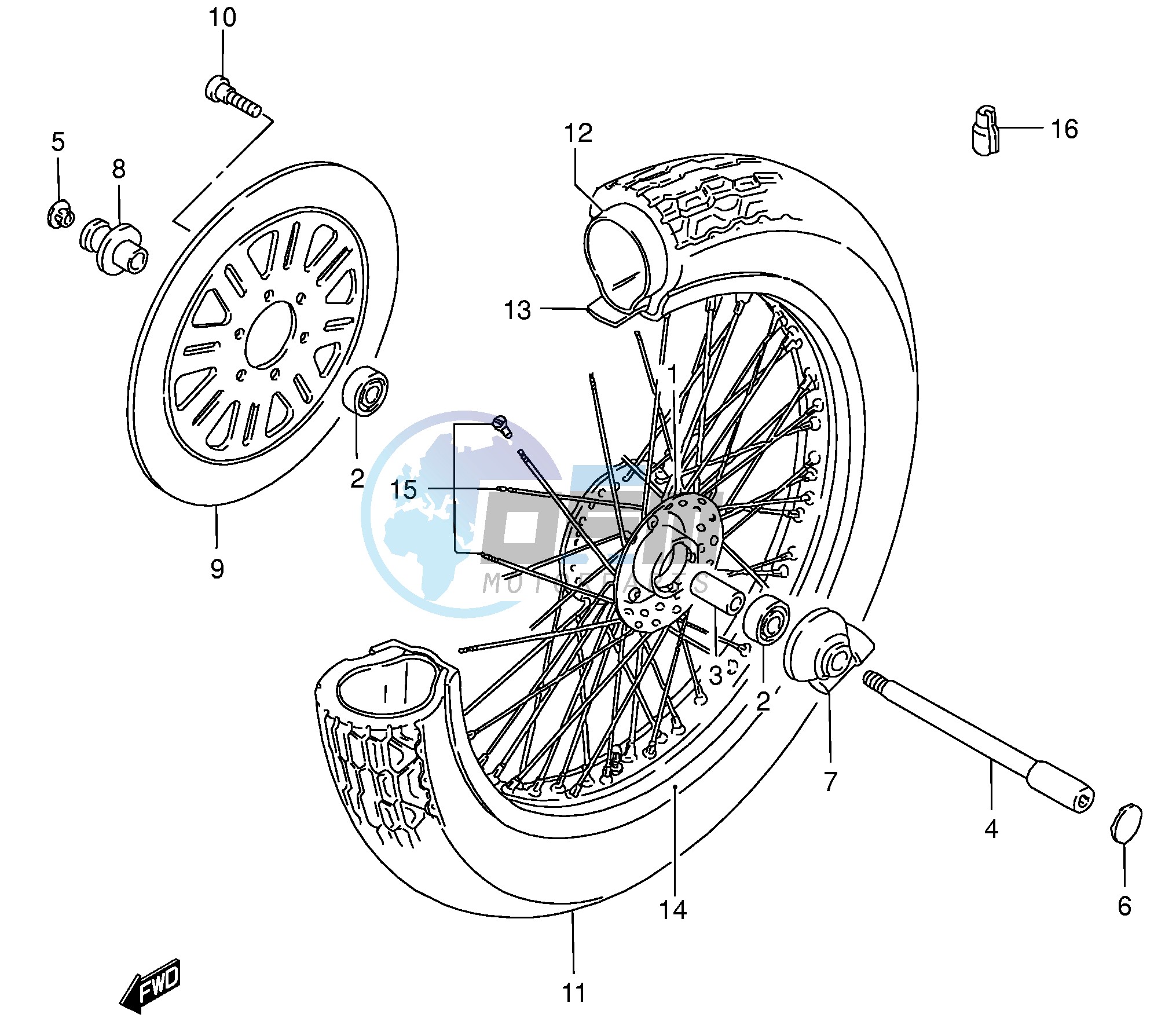 FRONT WHEEL