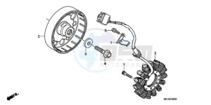 CBR600RR9 UK - (E / MK) drawing GENERATOR