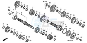 XL1000V9 F / CMF drawing TRANSMISSION