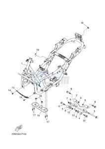 X-MAX125 ABS X-MAX (2DM6 2DM6) drawing FRAME