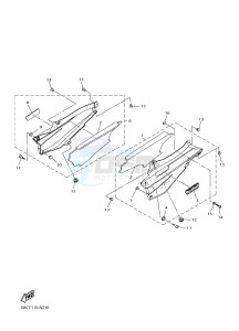 FJR1300A FJR1300-A FJR1300A ABS (B88D) drawing SIDE COVER