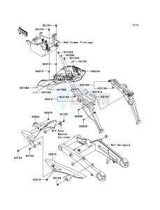 Z1000 ZR1000DDFA FR GB XX (EU ME A(FRICA) drawing Rear Fender(s)