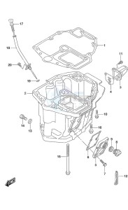 DF 90A drawing Oil Pan