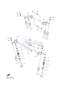 XVS1300A MIDNIGHT STAR (12C7) drawing VALVE