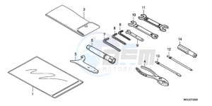 VT750CA9 KO / MK ST drawing TOOLS