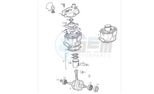 RCR_SMT Racing 50 drawing Cylinder - Piston