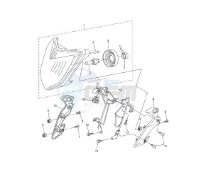 FZ1 1000 drawing HEADLIGHT