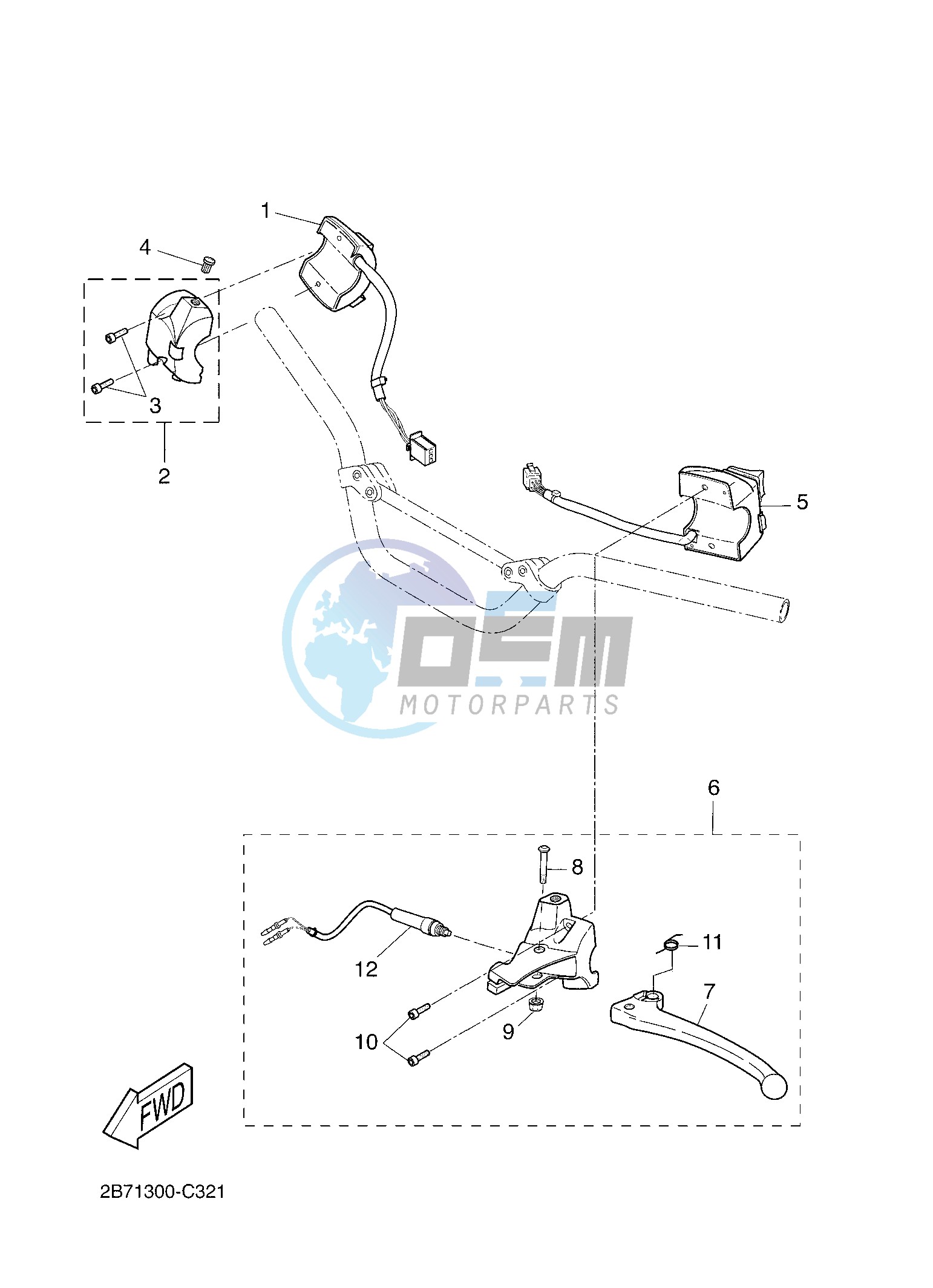 HANDLE SWITCH & LEVER