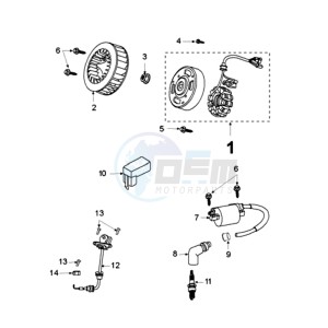 VCLIC EV drawing IGNITION PART / WITH SENSOR