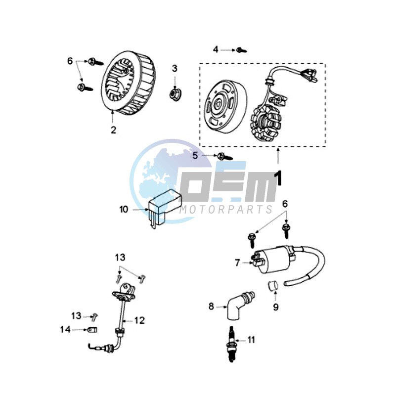 IGNITION PART / WITH SENSOR