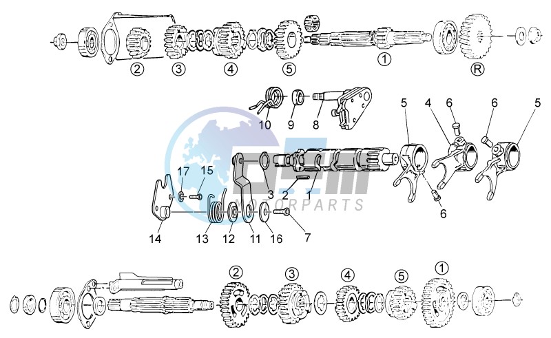 Gear box selector