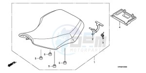 TRX420FPM9 U / 4WD drawing SEAT