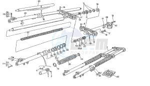 W4 6V 50 drawing FRONT FORK