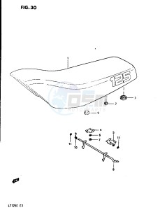 LT125 (E3) drawing SEAT