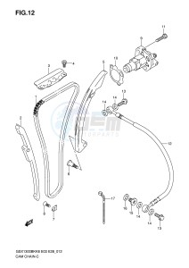 GSX1300BK (E3-E28) drawing CAM CHAIN