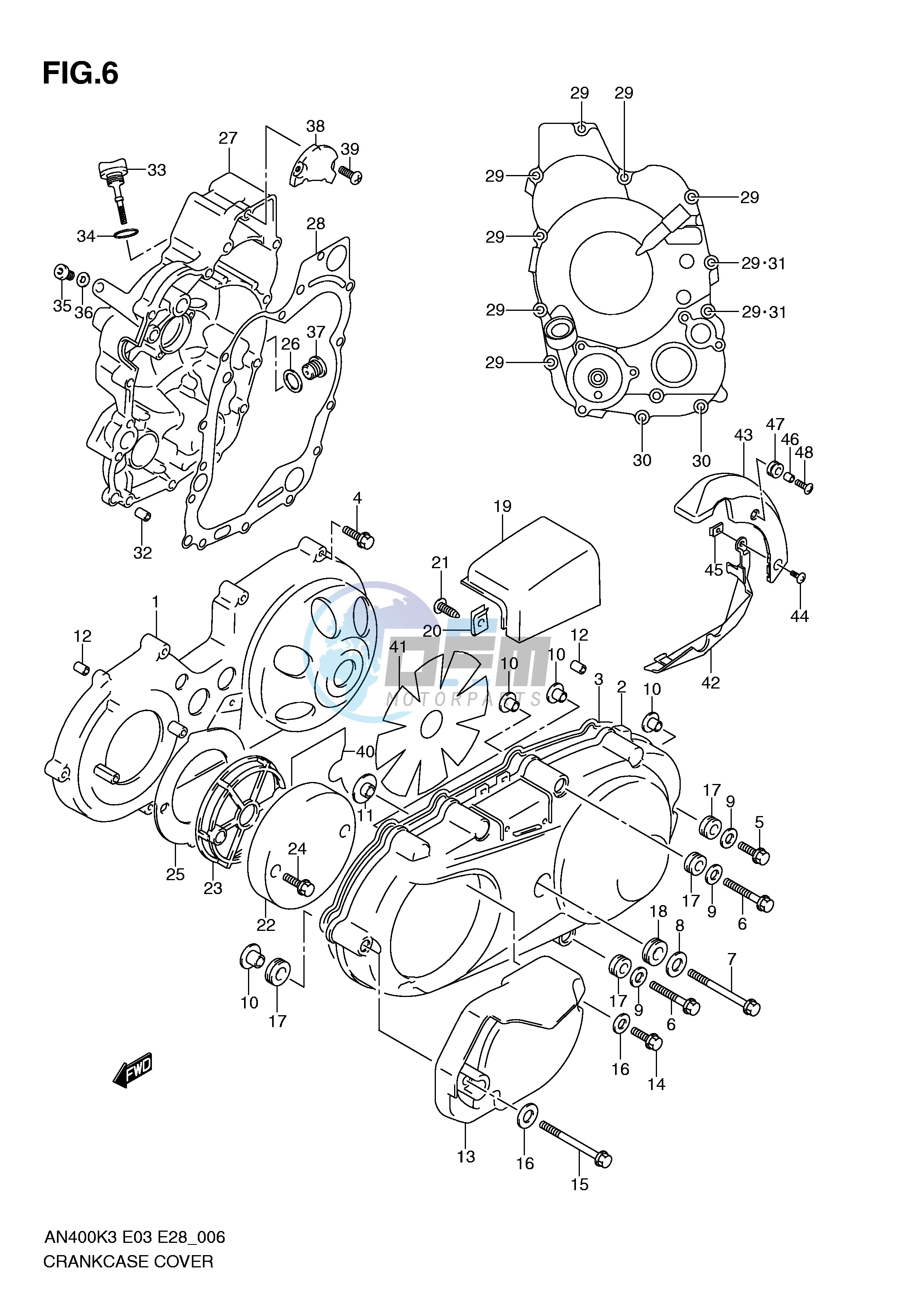 CRANKCASE COVER