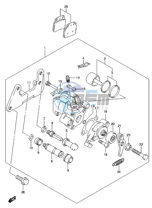 REAR CALIPER