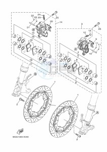 MT-10 MTN1000D (BGG6) drawing FRONT BRAKE CALIPER