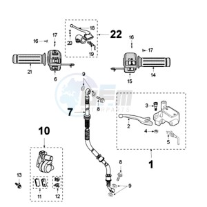 VCLIC BAEV drawing BRAKE SYSTEM - BRAKE DISC D155