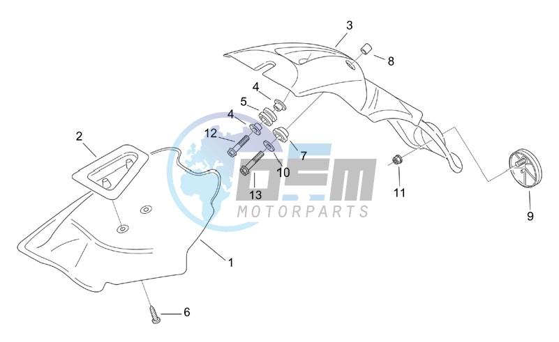 Rear body III - Mudguard