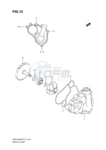 RM-Z 450 drawing WATER PUMP