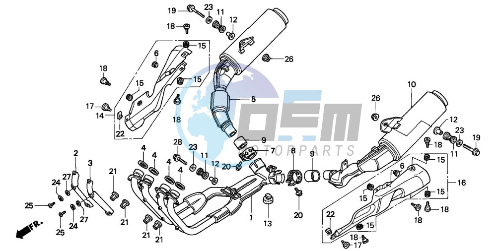 EXHAUST MUFFLER